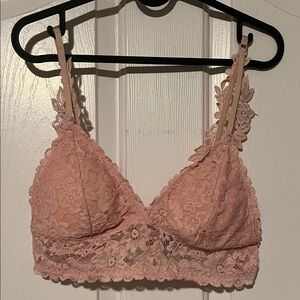 Lace Bralette - Blush Pink